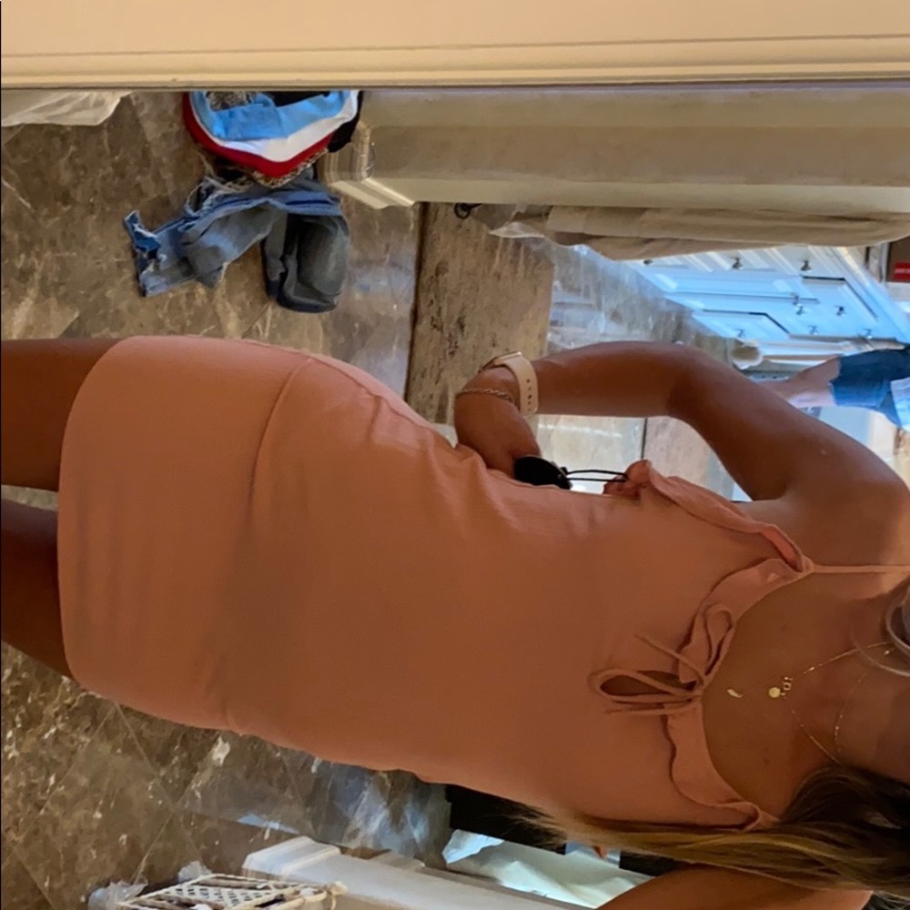 Amuse society, blush dress